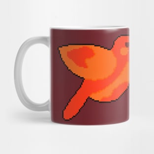 Flight of Freedom: Pixel Art Bird Design for Casual Wea Mug